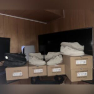 Selling 4 pairs of Yeezy Powerphase Clear Brown 9.5, 10, 12 x 2.